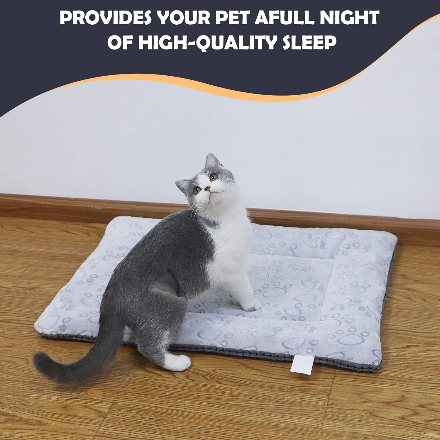 IEUUMLER Hundebett Waschbare Hundematte Flauschige Weiche Warme