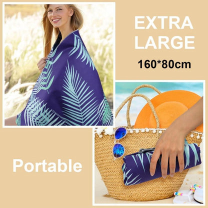 URAQT Strandtuch Mikrofaser Damen Herren Towel 160x80cm
