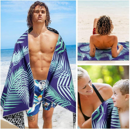 Strandtuch Mikrofaser 160 x 80cm Schnell Trocknend Beach Towel