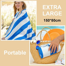 Mikrofaser Strandhandtuch Damen Herren 160x80cm Leicht