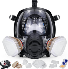 Atemschutzmaske Vollmaske Filter Set Respirator Gasmaske Gase Dämpfe