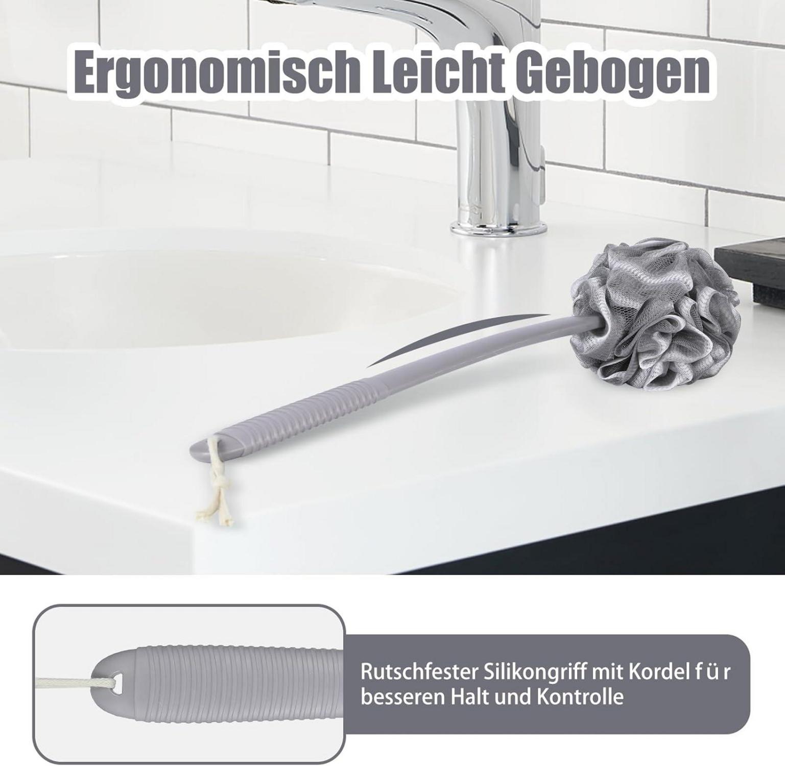 VANZAVANZU Badeschwamm Duschschwamm Satz Rückenbürste Peeling Schwamm