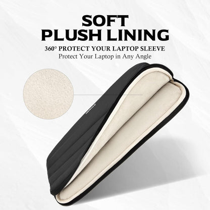 Bagasin Laptop Hülle 13-13,3 Zoll Schwarz Schutzhülle Sleeve MacBook Air Pro M2/M1