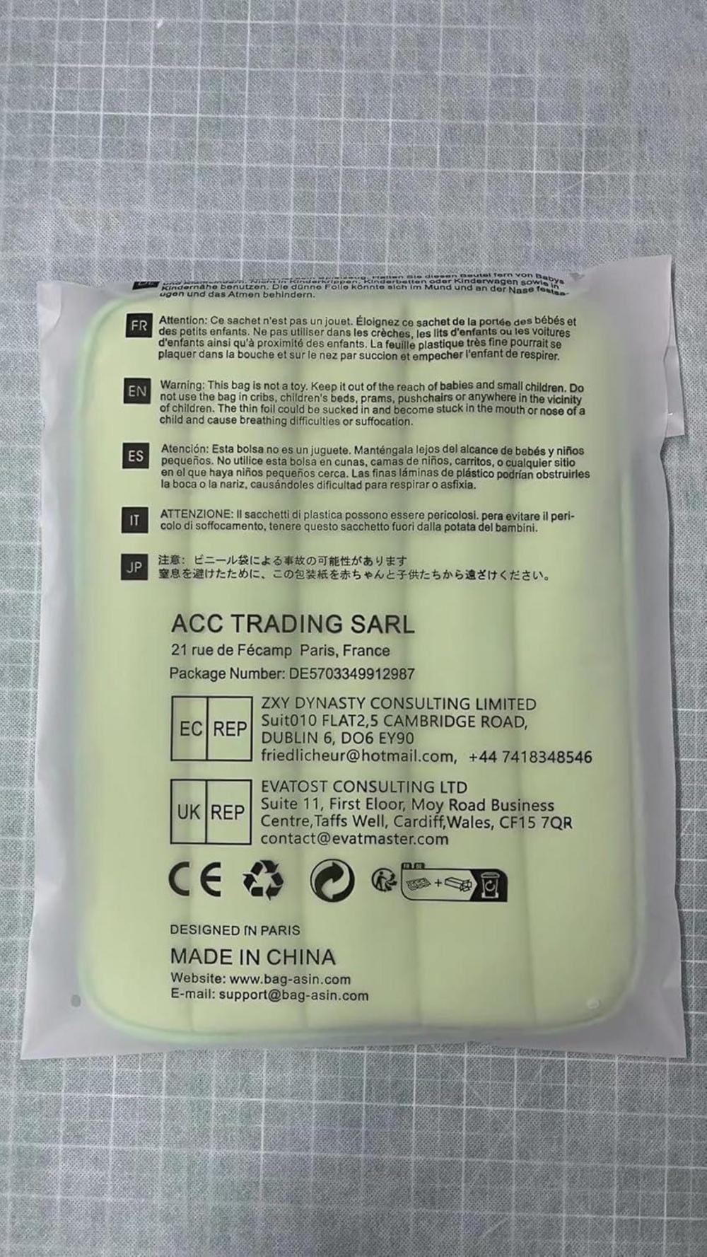 Bagasin Laptop Hülle Tasche 15-16 Zoll Wasserdicht 4-lagiger Schutz Grün