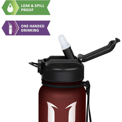 Super Sparrow Trinkflasche mit Strohhalm - Ideale