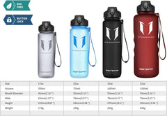 Super Sparrow Trinkflasche mit Strohhalm - BPA-frei - 1L - Auslaufsicher - Waldgrün