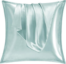 Satin Kissenbezug Set 80x80 Weich Seidenkissenbezug Curly Haar