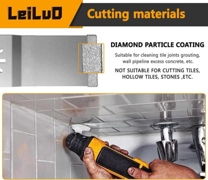 Oszillierende Multitool Diamant Klingen Set 6tlg für Fugenentfernung