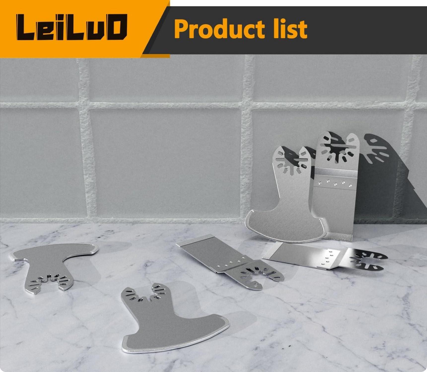 6er Pack Diamant Multitool Klingen Set Fugenentfernung Dewalt Milwaukee Ryobi