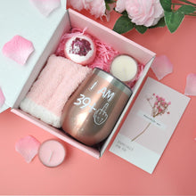 40. Geburtstag Geschenkset für Frauen | Roségold Weingläser