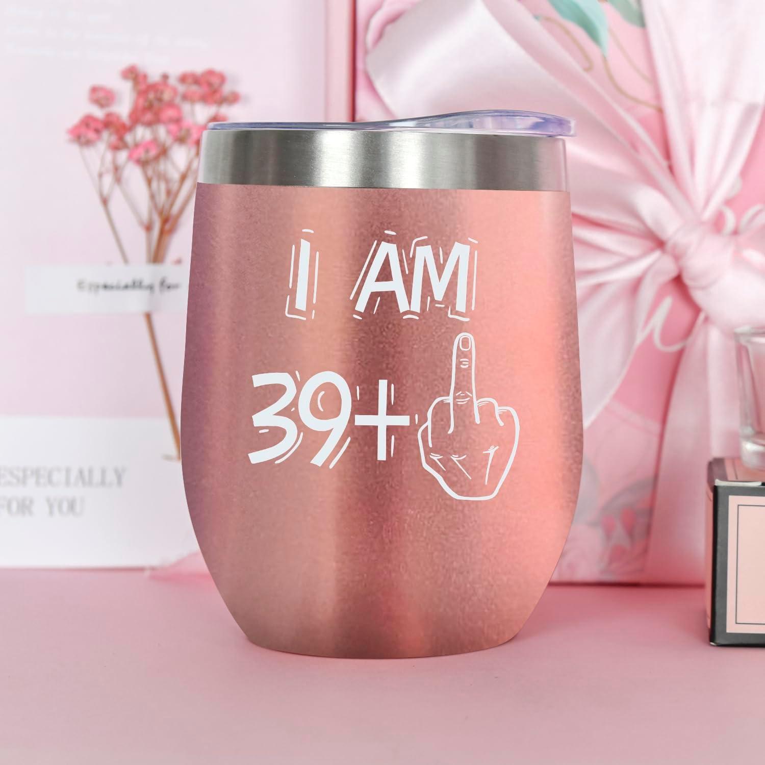 BOKALAKA 40. Geburtstagsgeschenkset für Frauen, lustiges Geschenkideen-Set