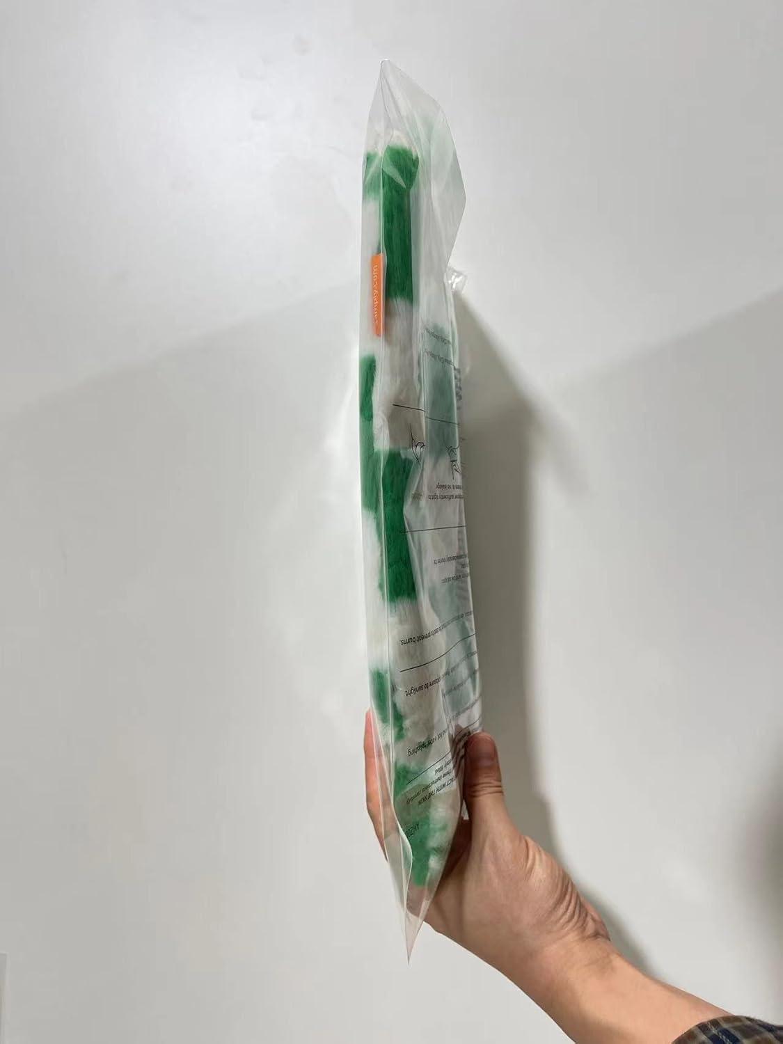 Wärmflasche mit weichem Bezug 2l - Große Wärmeflasche für Kinder und Erwachsene, flauschig - Geschenke für Frauen - Grün