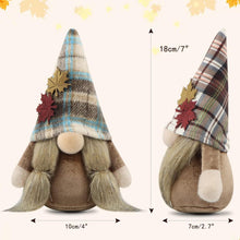 Herbst Wichtel Figuren Set Deko Zubehör Home Küche Brau Blau