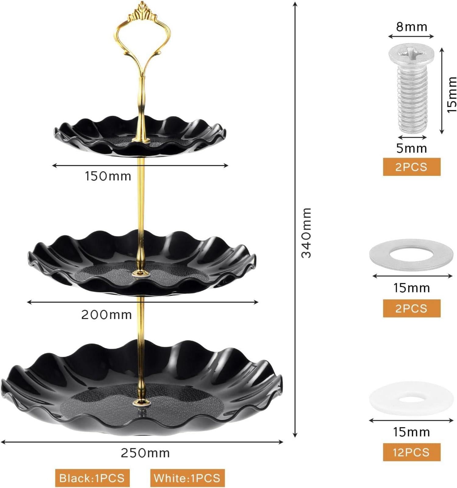 3-stöckiger Kuchenständer Cupcake-Halter