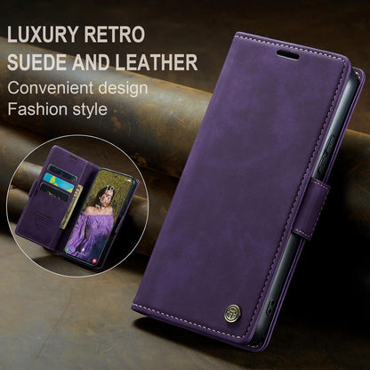 Handyhülle Samsung Galaxy A54 5G Leder RFID Flip Case Ständer