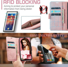 Samsung Galaxy A34 5G Handyhülle Leder Klapphülle RFID