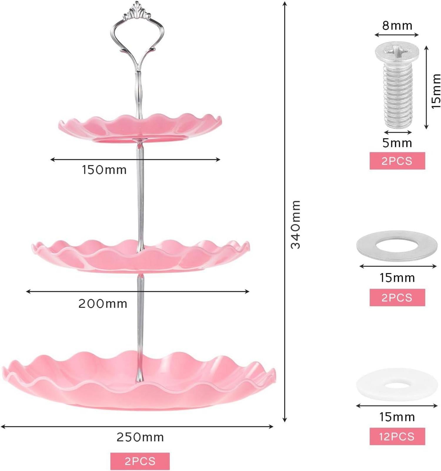 3-stöckiger Cupcake-Ständer Dessertteller Gebäck Display