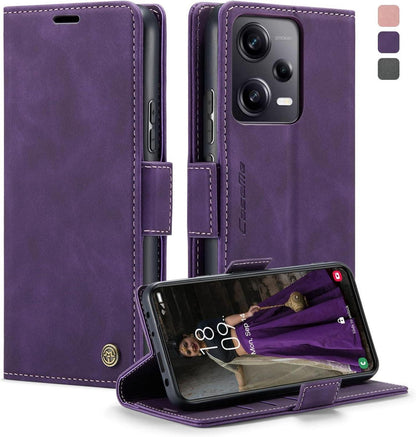 Handyhülle für Xiaomi Redmi Note 12 Pro 5G Premium Leder RFID
