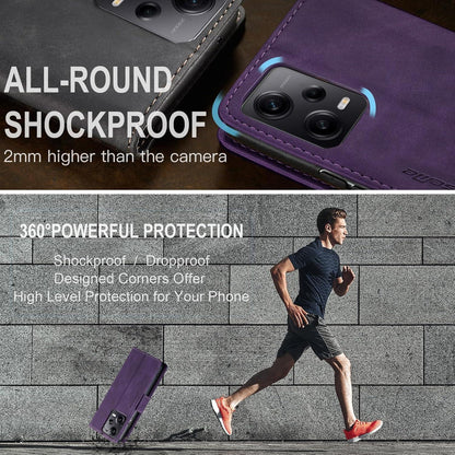 KZB Xiaomi Redmi Note 12 Pro 5G Poco X5 Pro 5G Lila Flip Case RFID