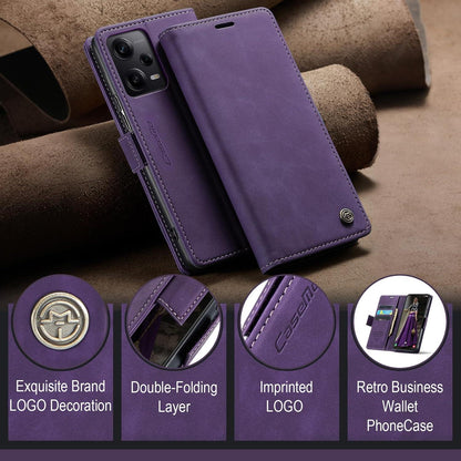 KZB Xiaomi Redmi Note 12 Pro 5G Poco X5 Pro 5G Lila Flip Case RFID