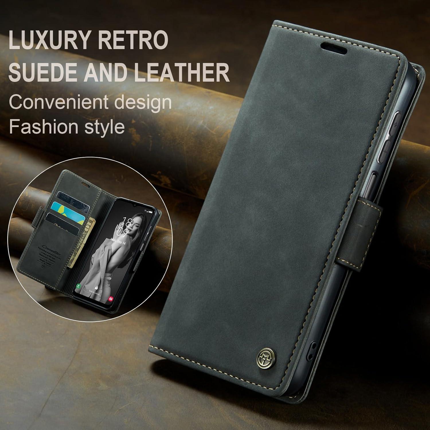 Handyhülle Samsung Galaxy A23 5G/4G Premium Leder RFID Standfunktion