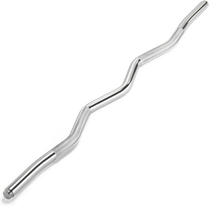Curlstange 95cm massiver Stahl verchromt gerändelt Ø 28mm
