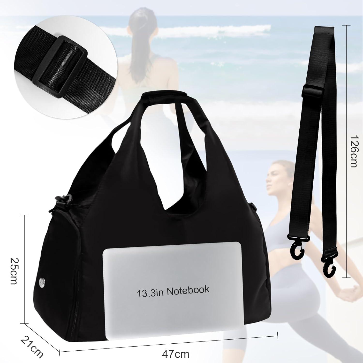 Yogatasche Damen Sporttasche Reisetasche Groß mit Schuhfach