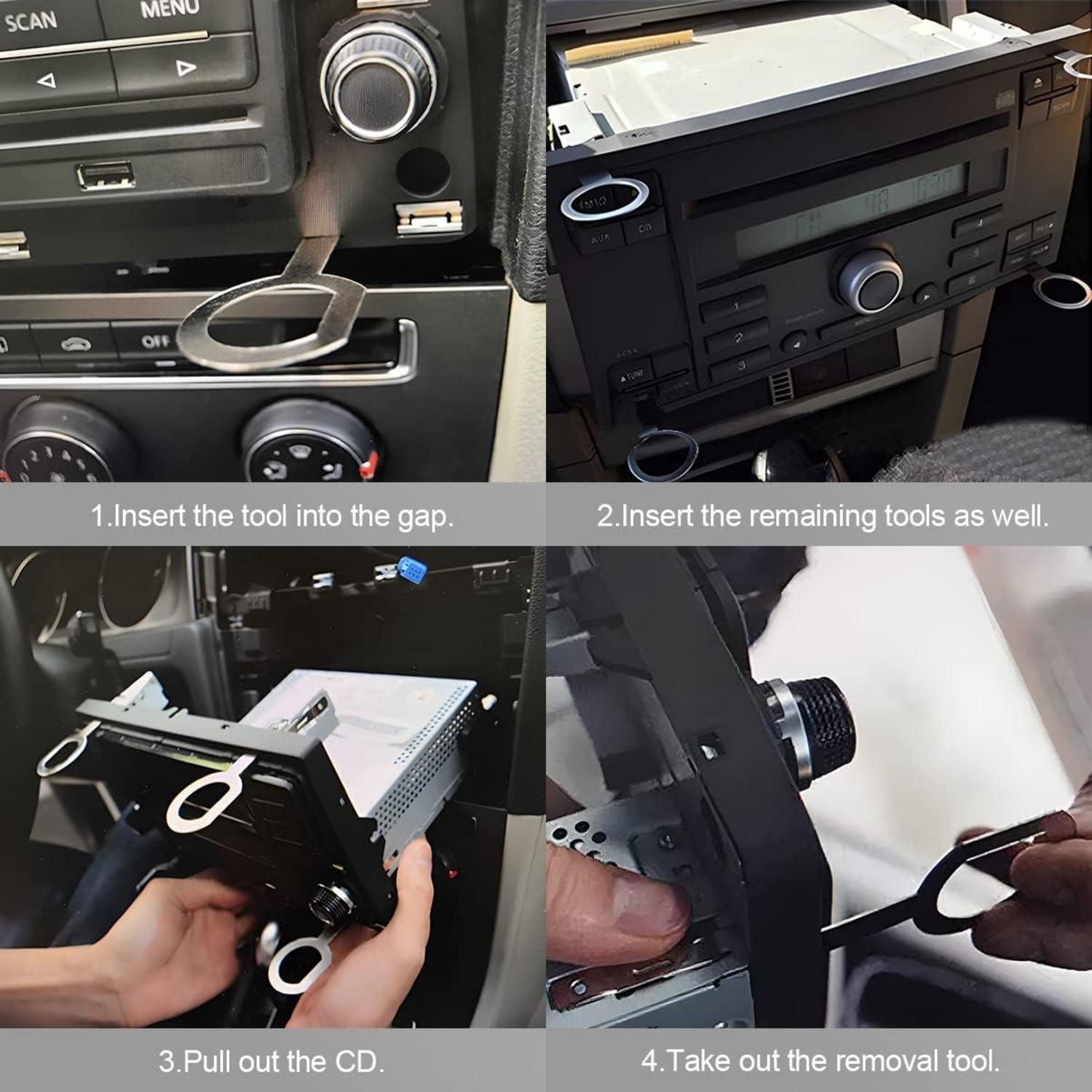 CGEAMDY Autoradio Ausbauwerkzeug, Universal Pin Haken Werkzeug