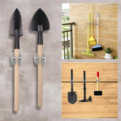 Moppbesenhalter Wand Edelstahl Gartengerätehalter 10 Stück