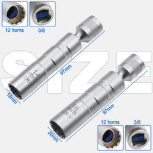 Zündkerzenschlüssel 14mm 16mm Magnet Universal Flexibel 2 Stück