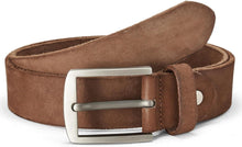 Herrengürtel Echtleder Braun Geschenkbox 105cm-Kürzbar