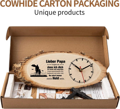 Geschenk für Papa Holzuhr Die Besten Papa Geschenk Weihnachten