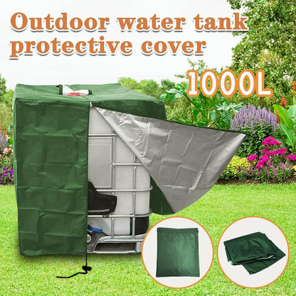IBC Tank Abdeckung 1000L - Frostschutz & Schutzhülle mit Reißverschluss