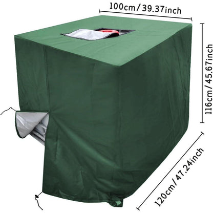 IBC Tank Abdeckung 1000L - Frostschutz & Schutzhülle mit Reißverschluss