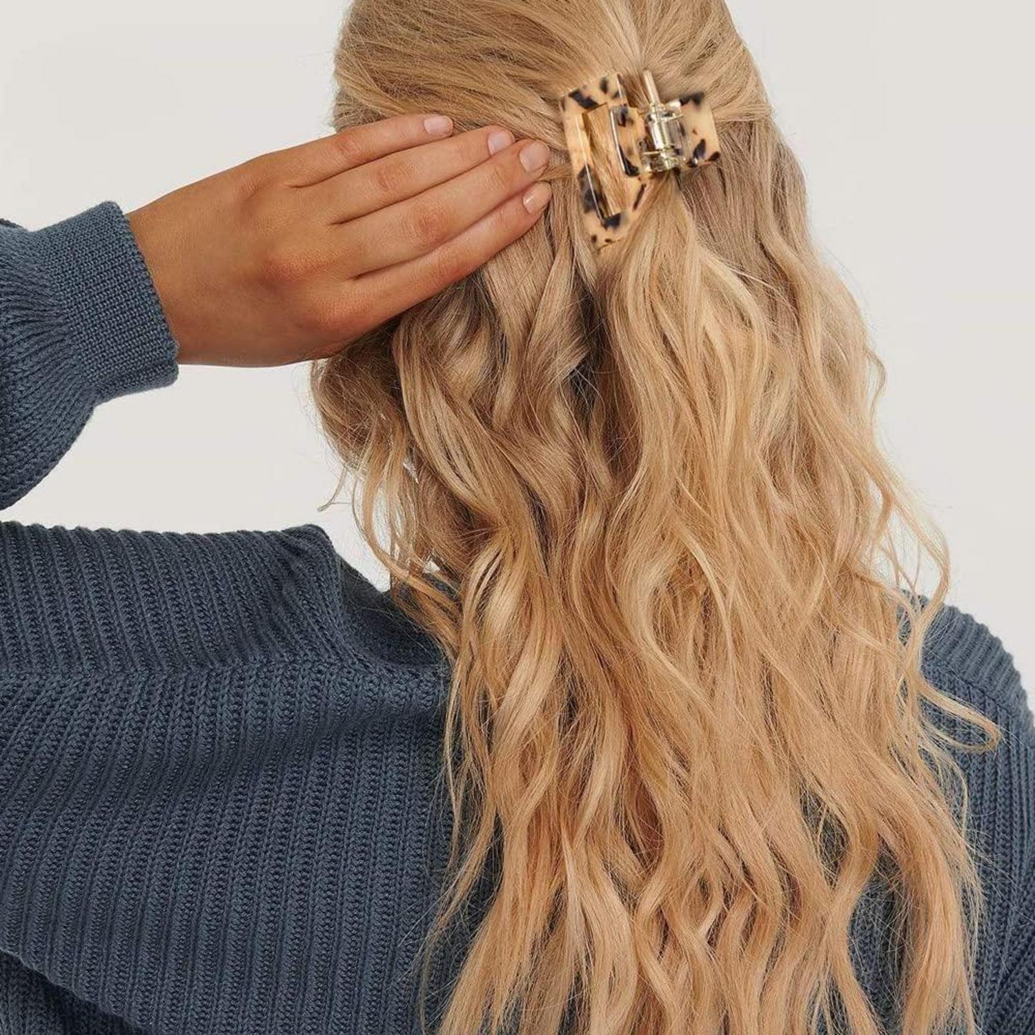 Haarklammern Acetat Schmetterling Leopardenmuster Damen Mädchen 3er Set