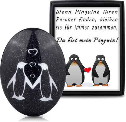 Pinguin Partner Geschenk Treue Hochzeit Jahrestag Valentinstag
