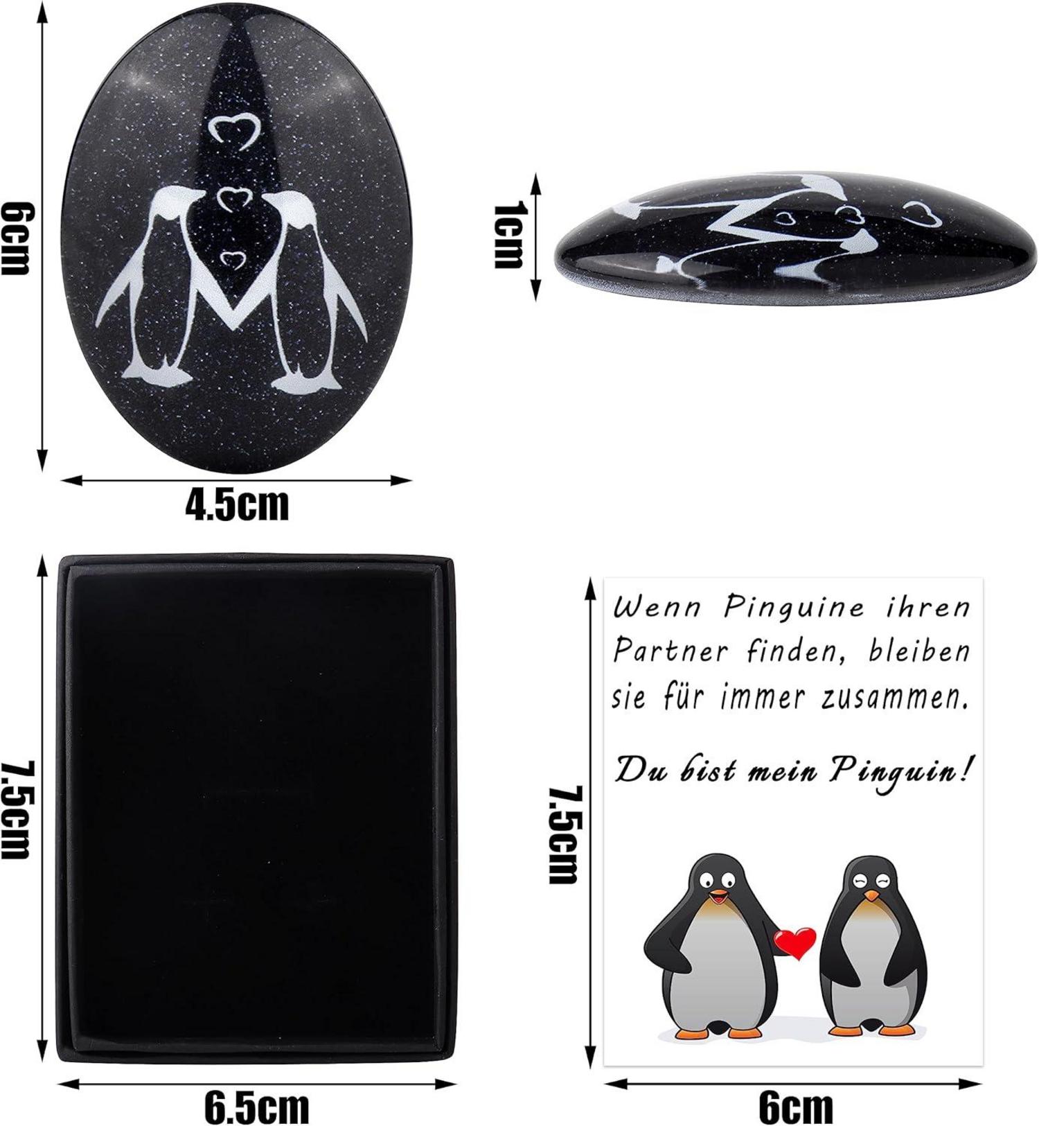 Pinguin Partner Geschenk Treue Hochzeit Jahrestag Valentinstag