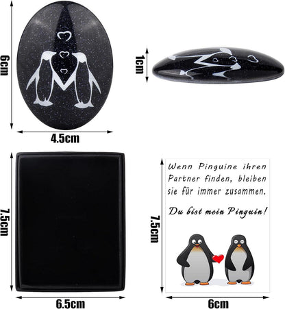 Pinguin Partner Geschenk Treue Hochzeit Jahrestag Valentinstag