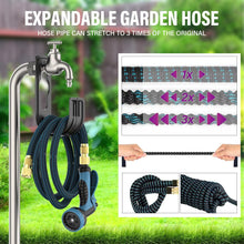 Flexibler Gartenschlauch 15M mit 10-Funktions-Düse