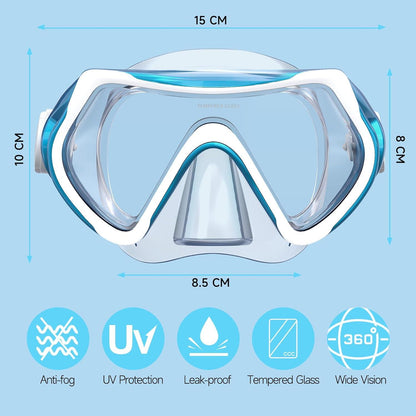 Findway Taucherbrille Kinder, Schwimmbrille Jugendliche
