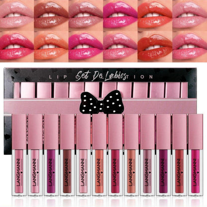 12er Lipgloss Set – Langanhaltend & Feuchtigkeitsspendend