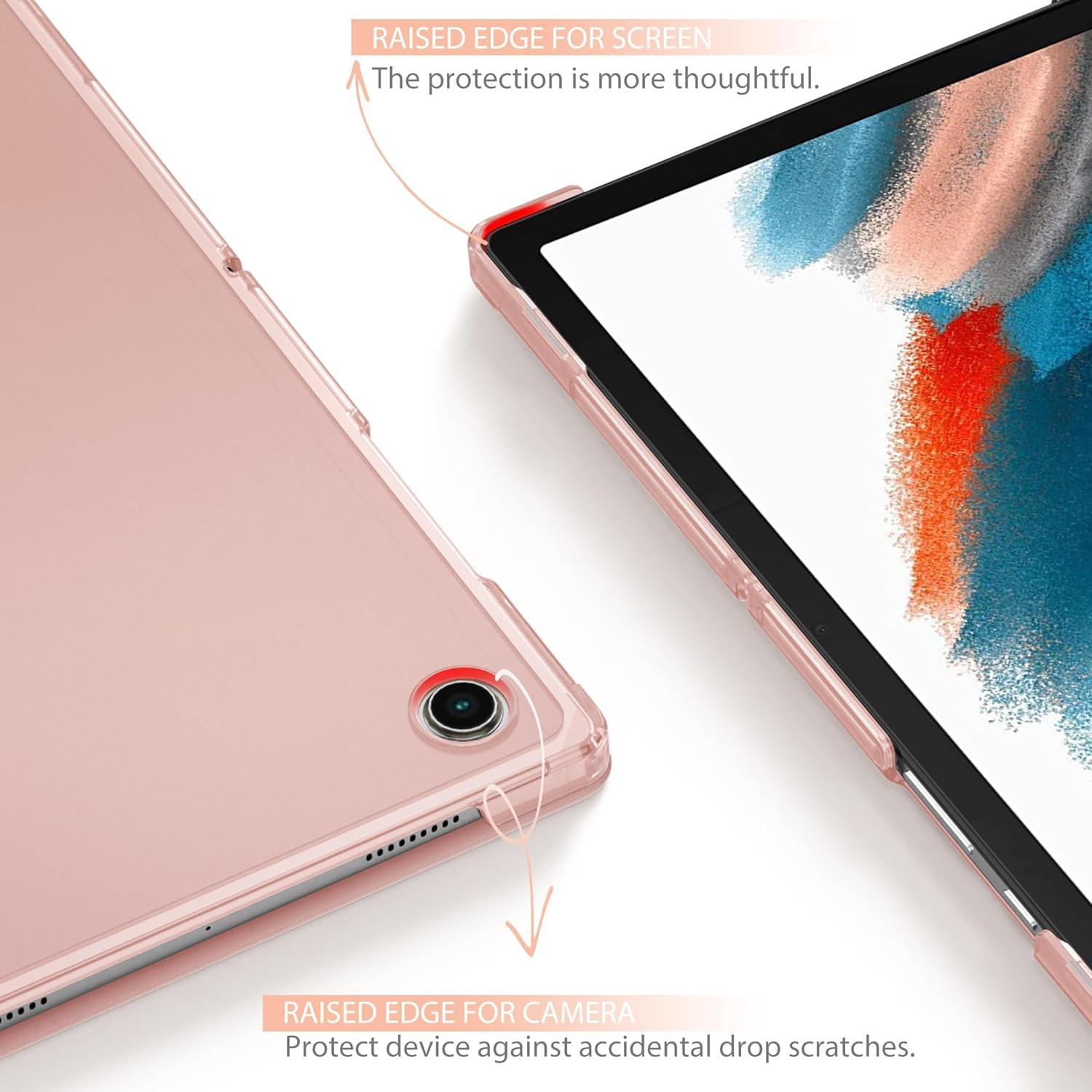 Hülle für Samsung Galaxy Tab A8 2022/2021, Ultra Dünn Matt Rückseite mit Standfunktion