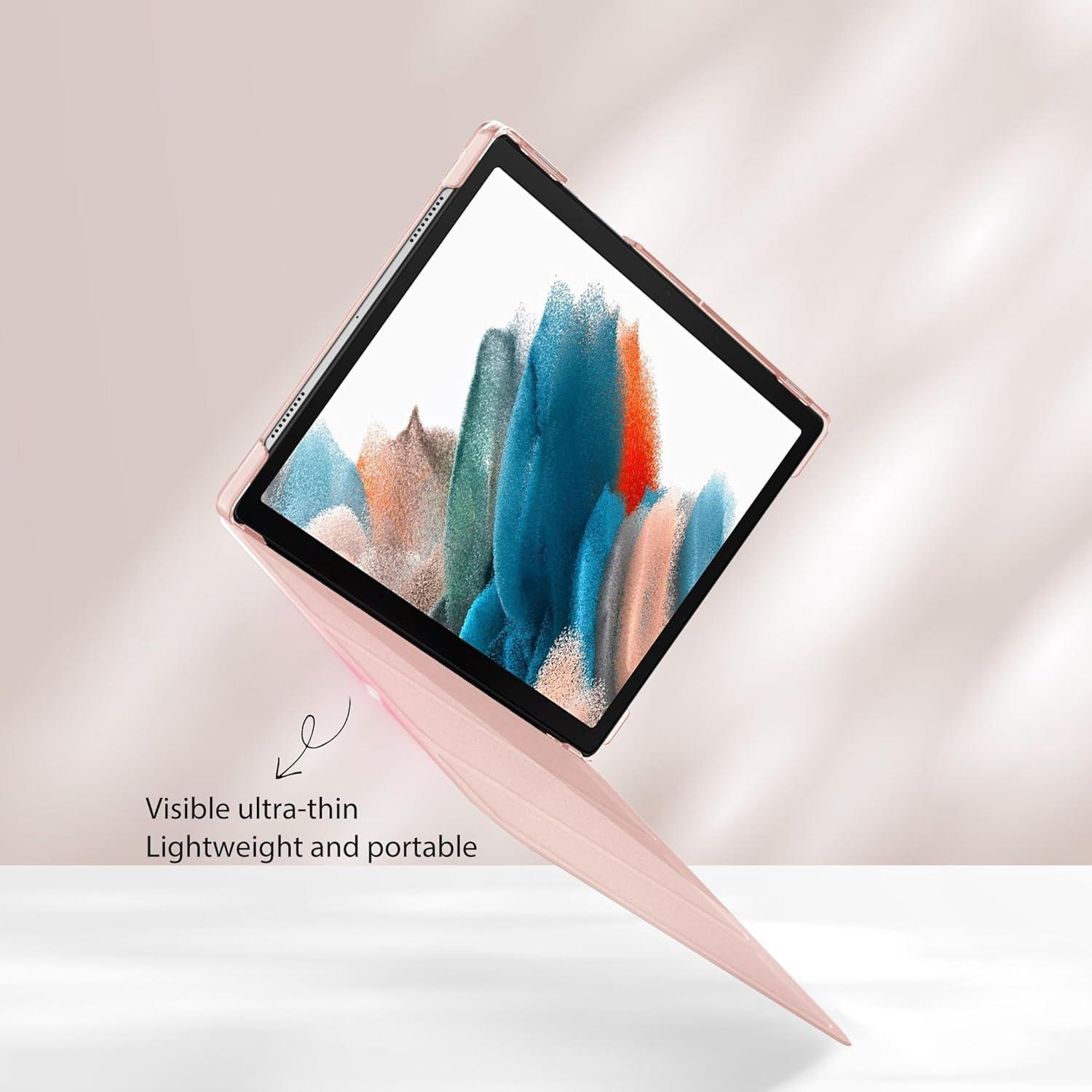 EasyAcc Samsung Galaxy Tab A8 Hülle 2022/2021 Roségold Standfunktion