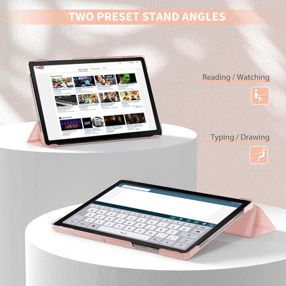 EasyAcc Samsung Galaxy Tab A8 Hülle 2022/2021 Roségold Standfunktion
