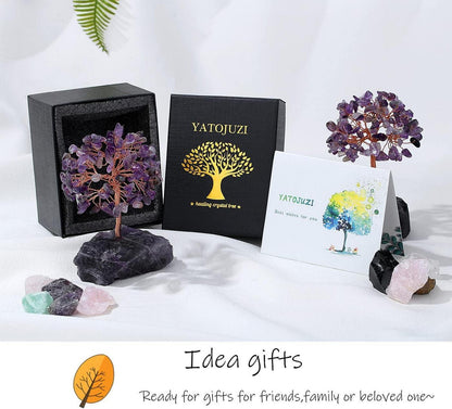 Amethyst Kristallbaum Geldbaum Lebensbaum Feng Shui Deko XIANNVXI