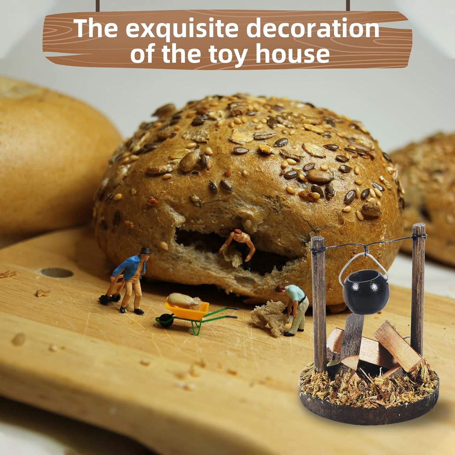 Miniatur Stadtflamme Lagerfeuer Schwarz Weihnachten