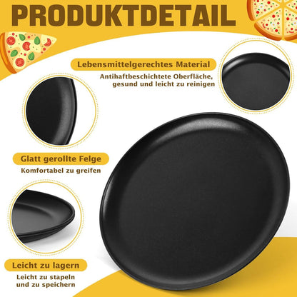 Onader Pizzablech 2er Set 30cm Edelstahl Antihaftbeschichtung