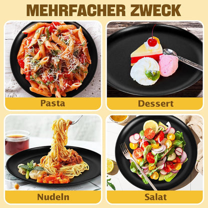 Onader Pizzablech Set Edelstahl Rund Antihaft 30cm Backblech