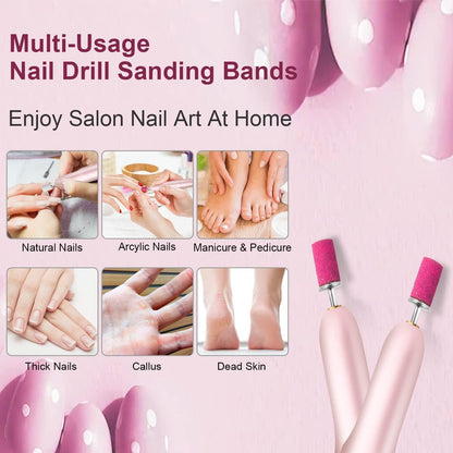 100er Schleifhülsen Nagelfräser 180 Körnung Gelnägel Maniküre Pediküre Nagelpflege