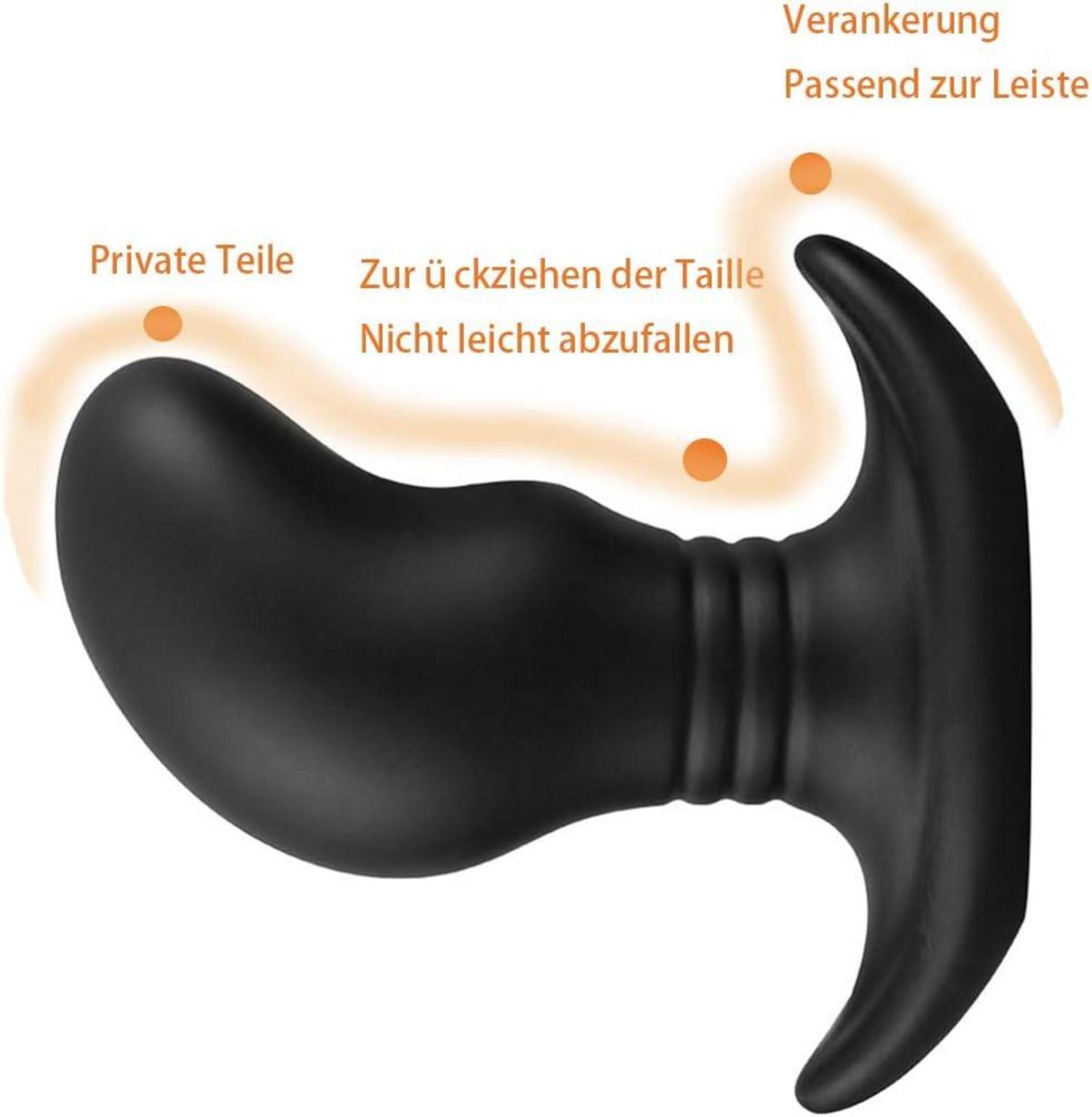 Analplug Silikon Extra Groß Prostata G-Punkt Massagegerät